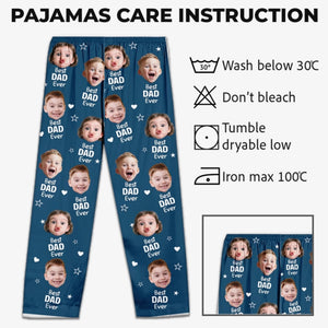 Custom Photo Pajama Pants - Personalized Family Gift For Dad Mom Grandma Grandpa