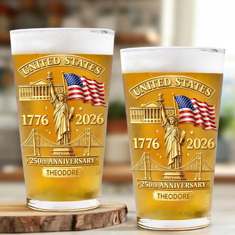 250th Anniversary - Personalized Beer Glass