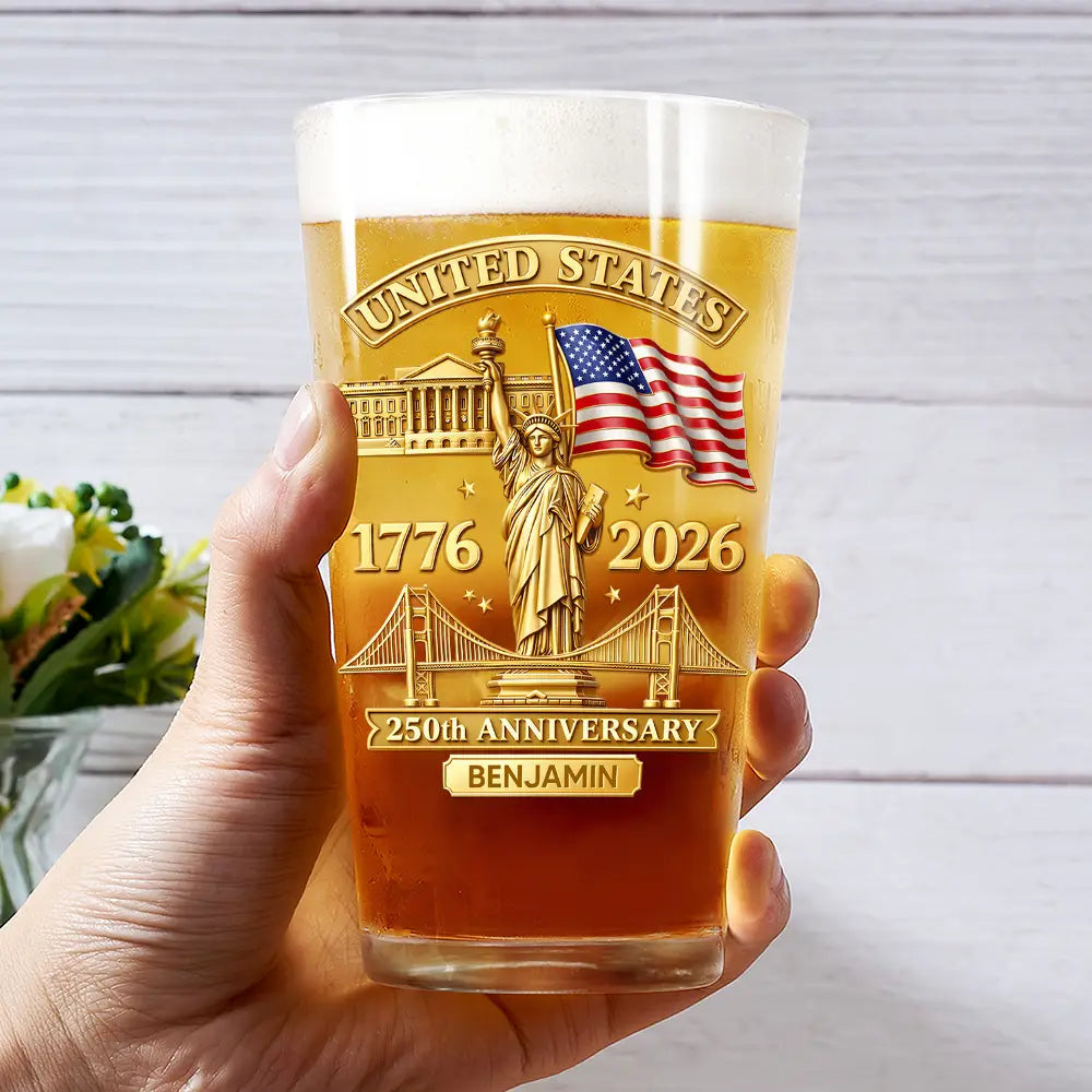 250th Anniversary - Personalized Beer Glass