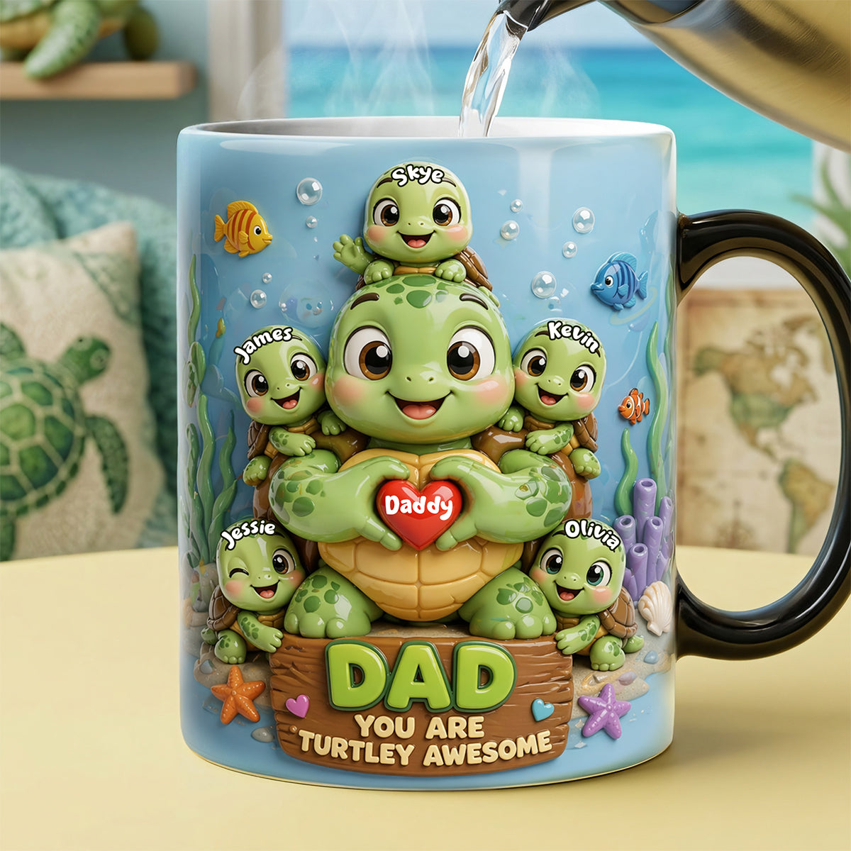 Awesome Dad Coffee Mug - Personalized Gifts For Dad