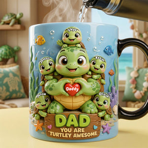 Awesome Dad Coffee Mug - Personalized Gifts For Dad