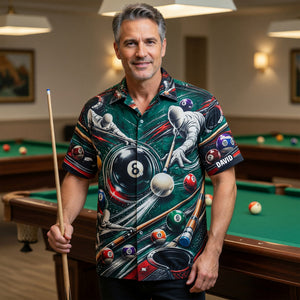 Billiards Hawaiian Shirt - Personalized Gifts
