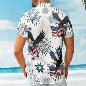 United States 250 Anniversary Eagle Usa Flag - Personalized Hawaiian Shirt