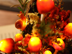 Enchanted Red Mushroom Night Light