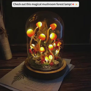 Enchanted Mushroom Forest Handmade Night Light