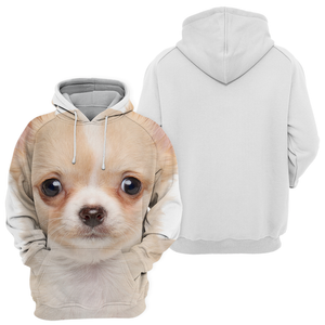 Unisex 3D Graphic Hoodies Animals Dogs Chihuahua Lovely