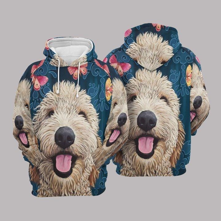 Unisex 3D Graphic Hoodies Animals Dogs Labradoodle Cute