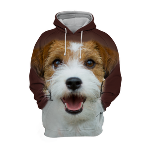Unisex 3D Graphic Hoodies Animals Dogs Jack Russell Terrier Portrait
