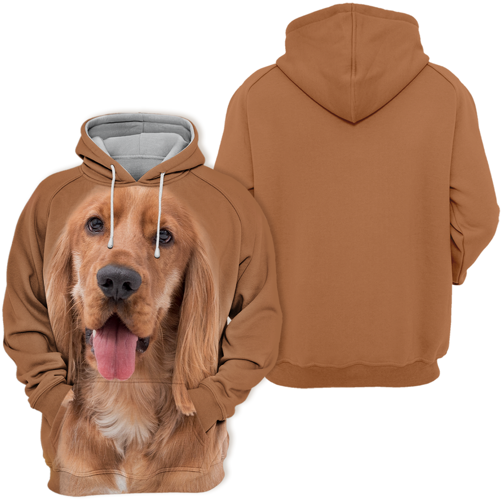 Unisex 3D Graphic Hoodies Animals Dogs Cocker Spaniel Happy