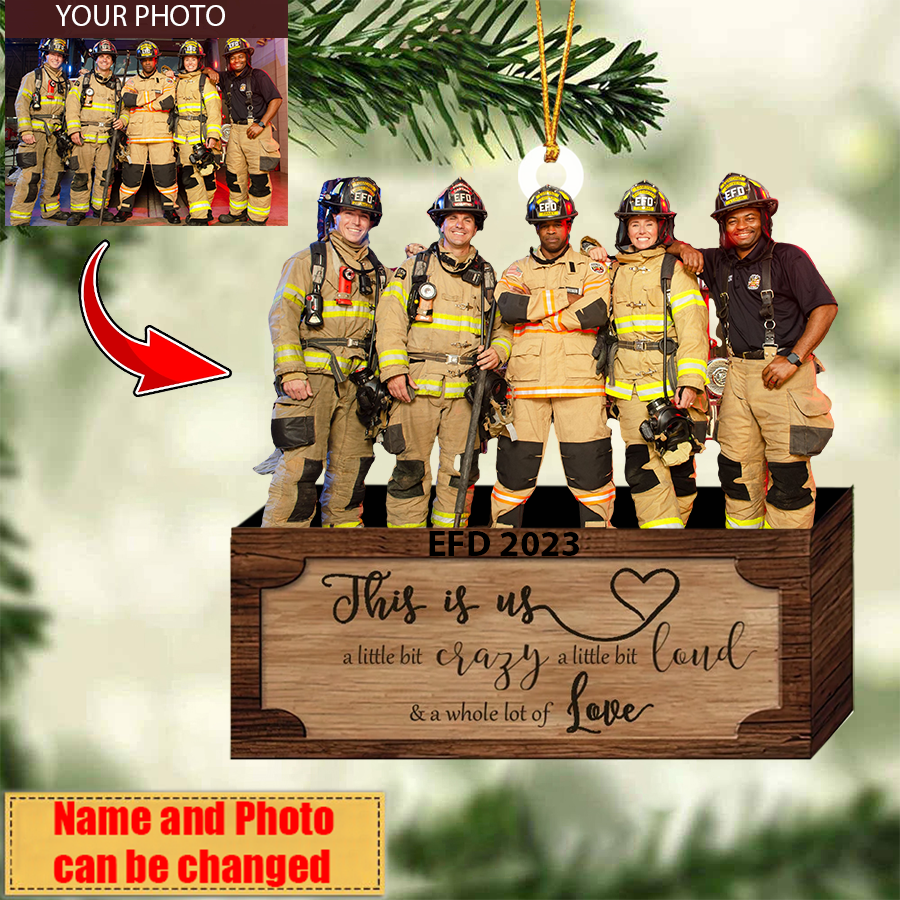 CUSTOM FAMILY/TEAM/FRIENDS CHRISTMAS ORNAMENT - PERSONALIZED ARCYLIC ORNAMENT