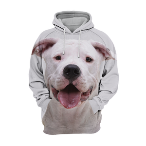 Unisex 3D Graphic Hoodies Animals Dogs Argentino Happy