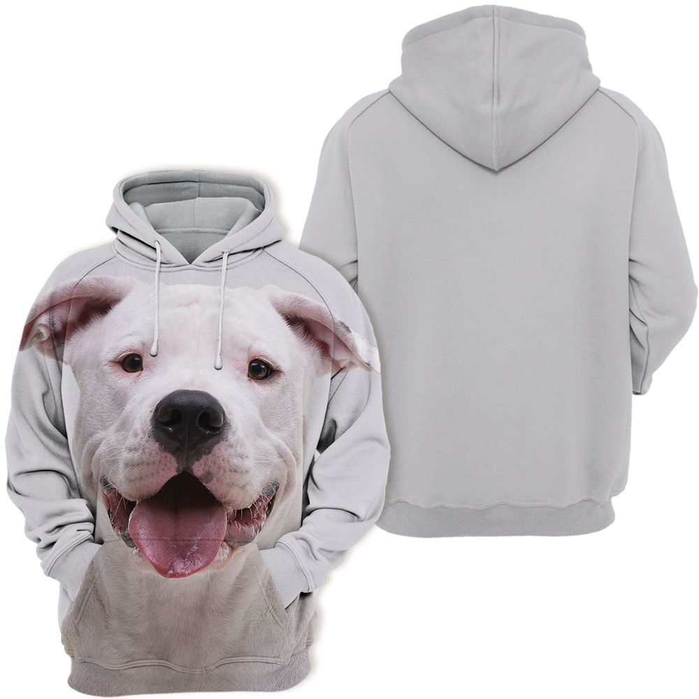 Unisex 3D Graphic Hoodies Animals Dogs Argentino Happy