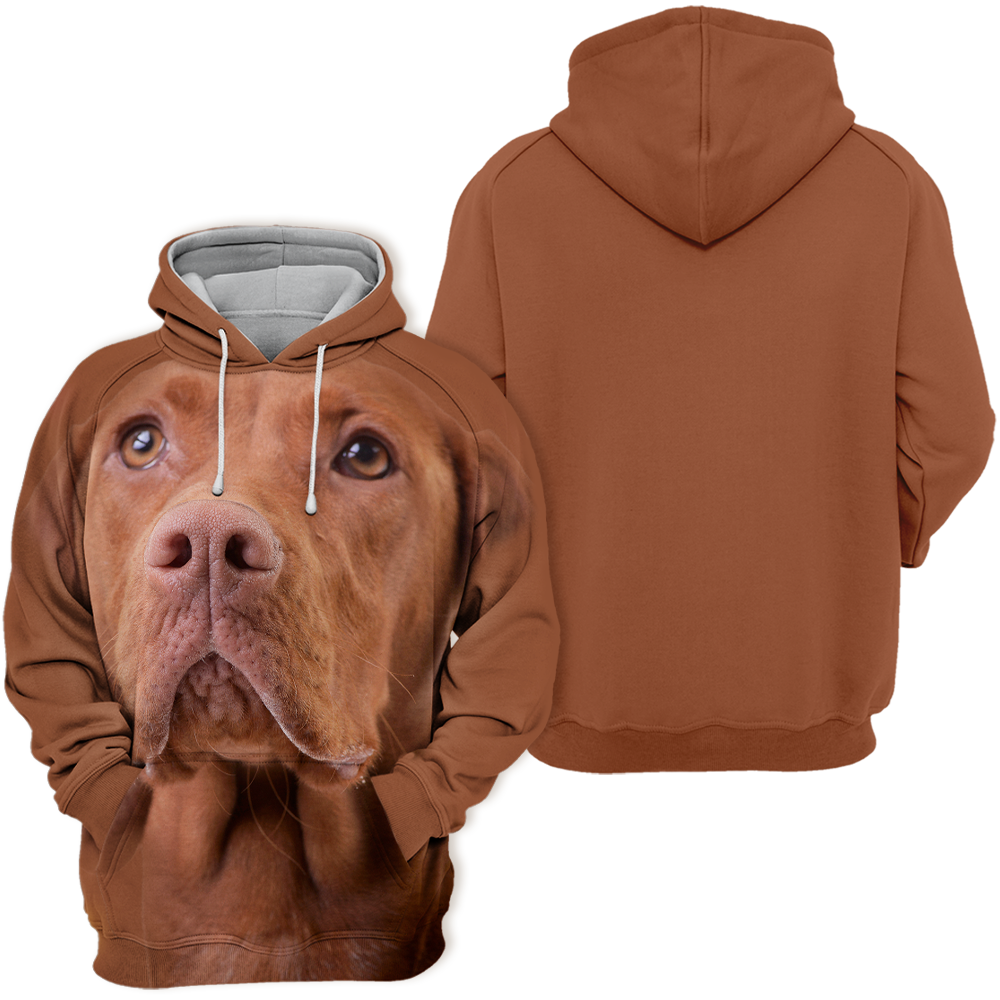 Unisex 3D Graphic Hoodies Animals Dogs Vizsla Hungarian Adorable