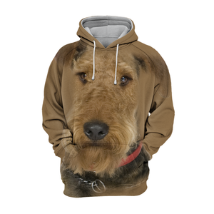 Unisex 3D Graphic Hoodies Animals Dogs Airedale Terrier
