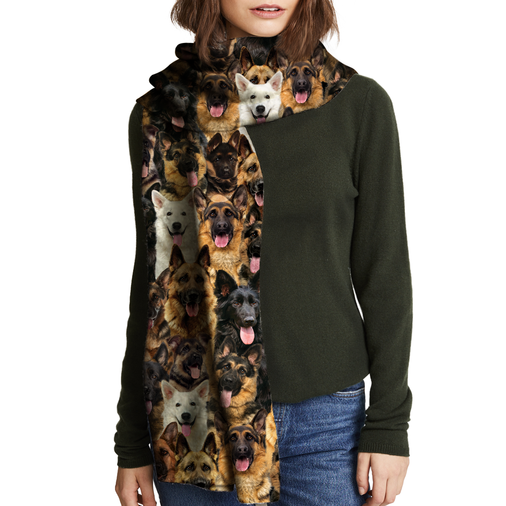 You Will Have A Bunch Of German Shepherds - Scarf V1