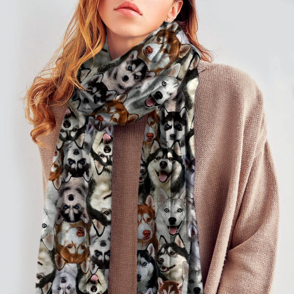You Will Have A Bunch Of Huskies - Scarf V1