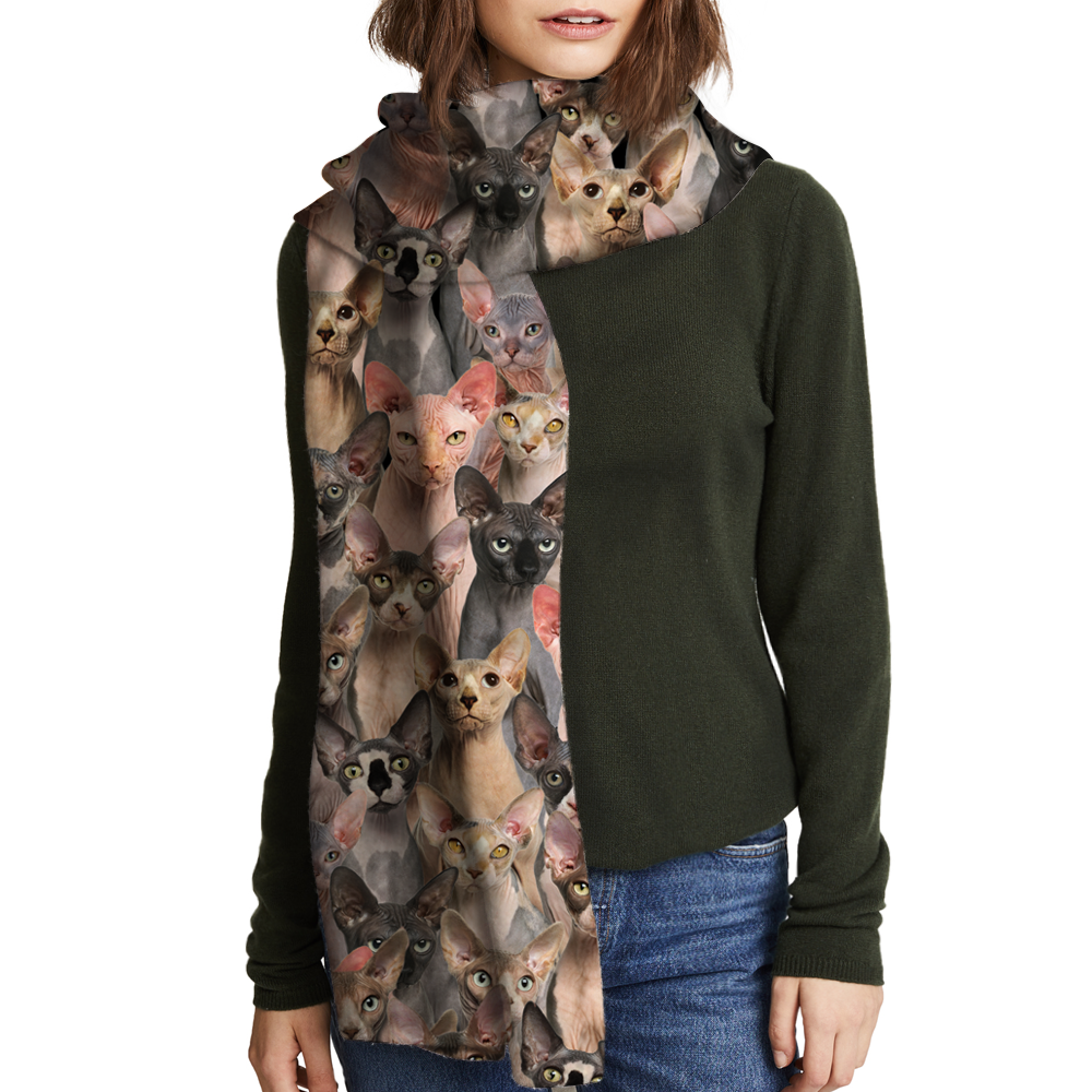You Will Have A Bunch Of Sphynx Cats - Scarf V1
