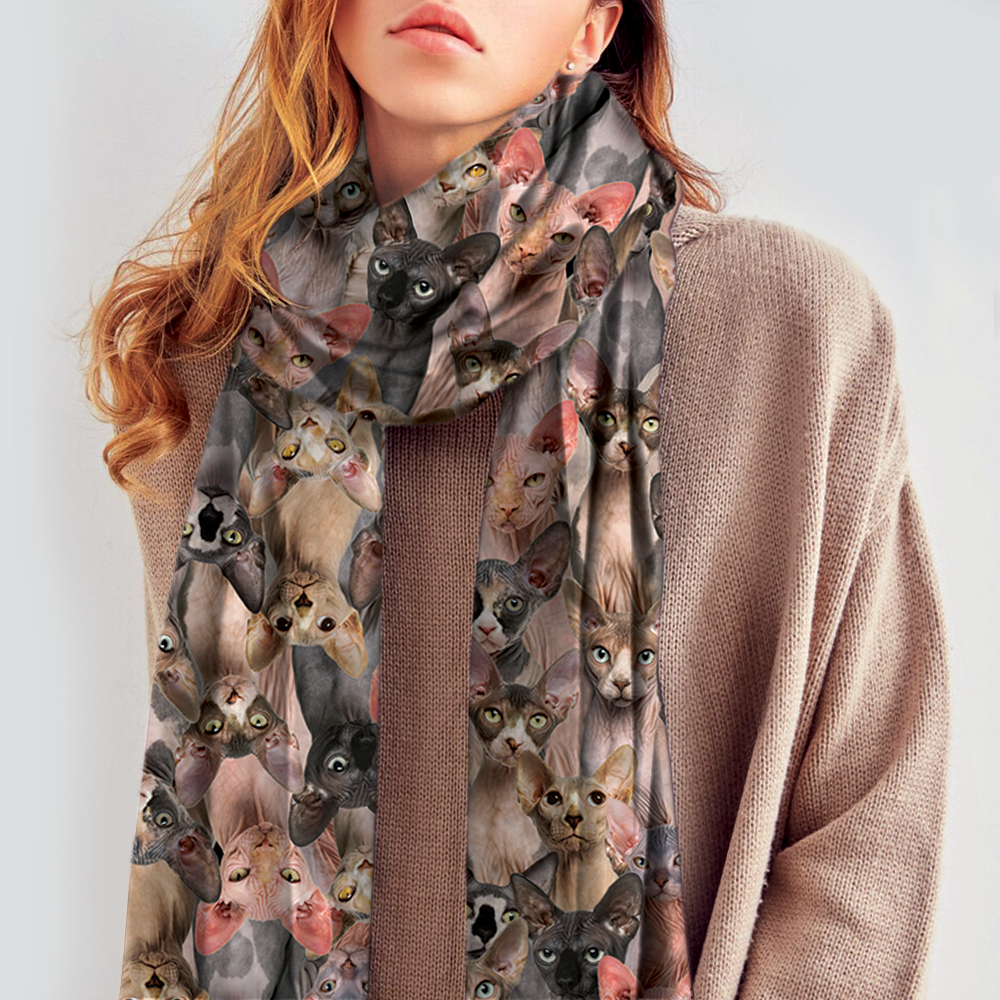 You Will Have A Bunch Of Sphynx Cats - Scarf V1