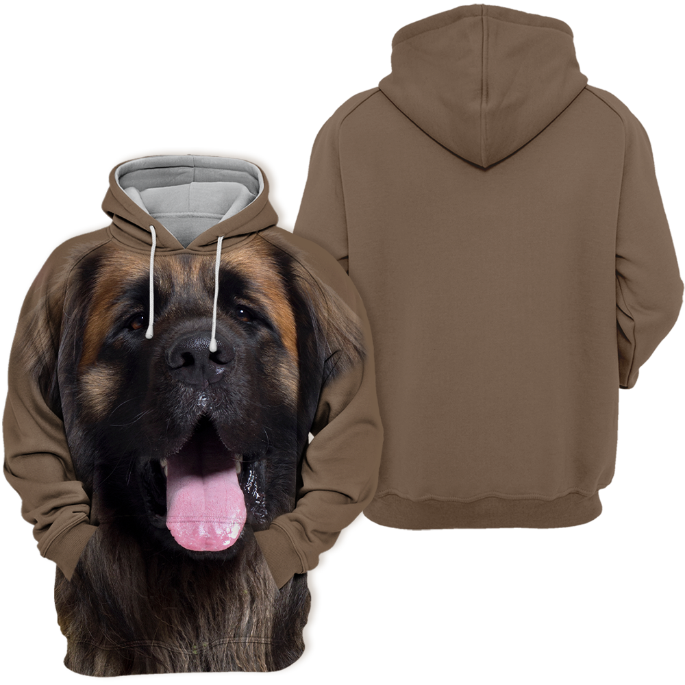 Unisex 3D Graphic Hoodies Animals Dogs Leonberger