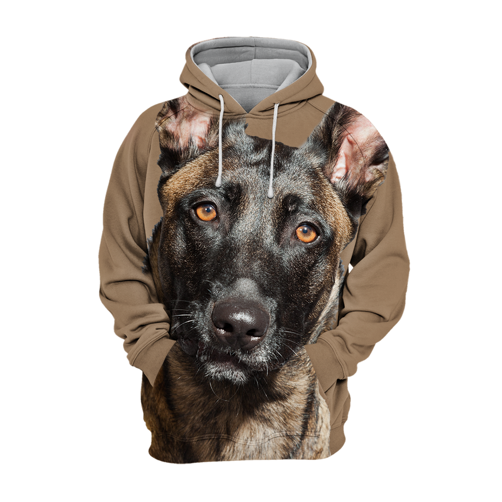 Unisex 3D Graphic Hoodies Animals Dogs Belgian Shepherd Malinois