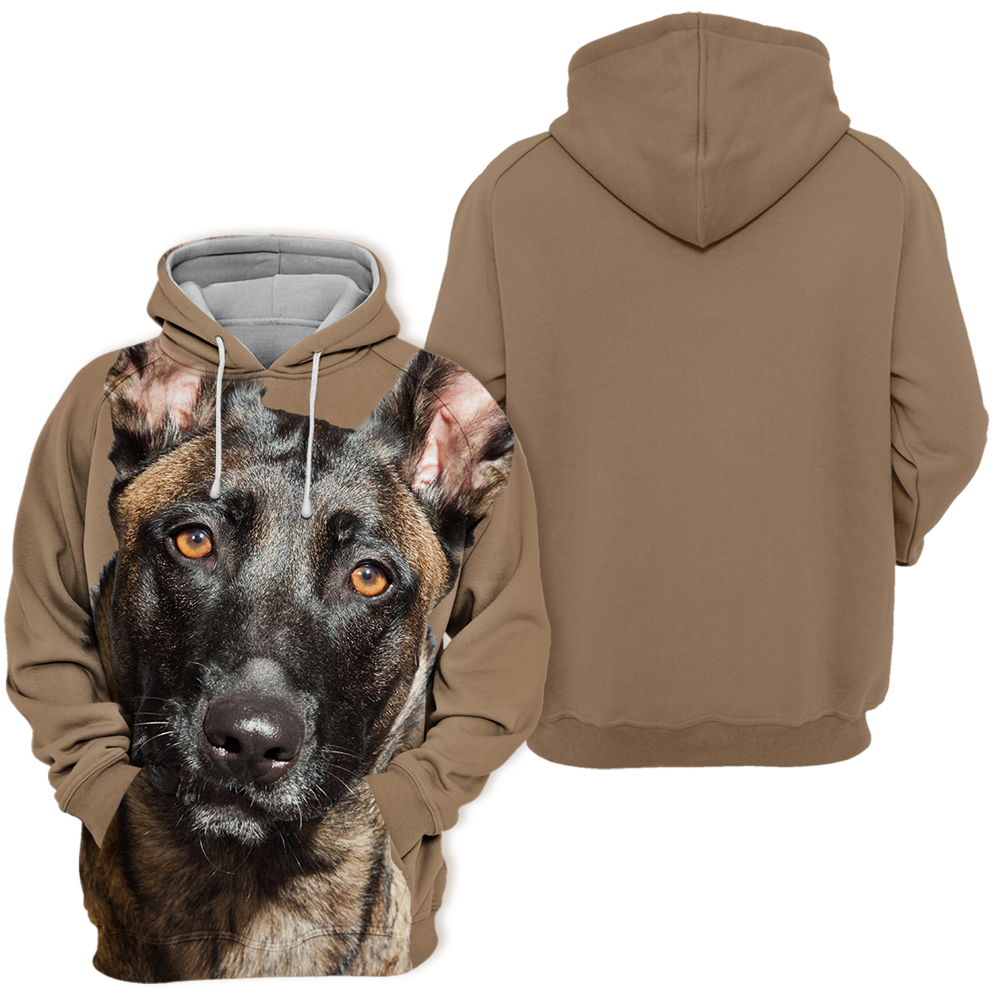 Unisex 3D Graphic Hoodies Animals Dogs Belgian Shepherd Malinois