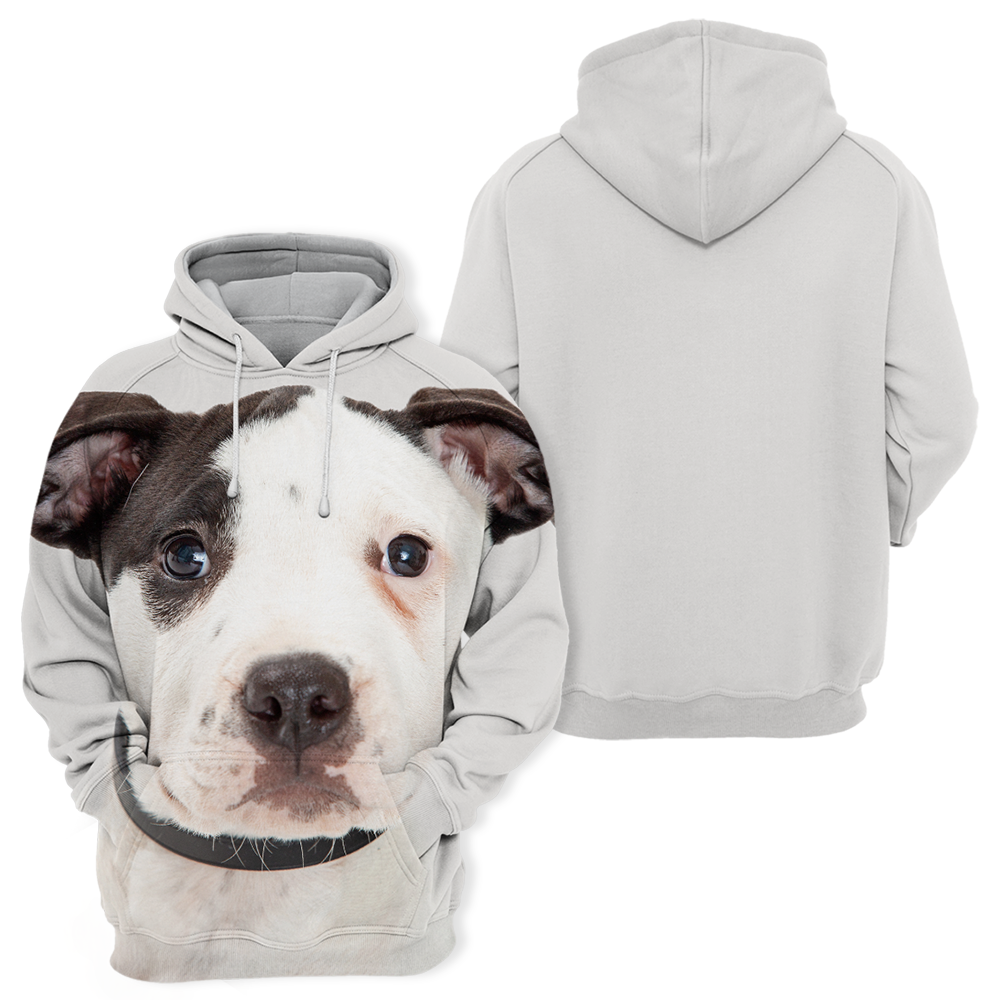 Unisex 3D Graphic Hoodies Animals Dogs Pit Bull Terrier Puppy