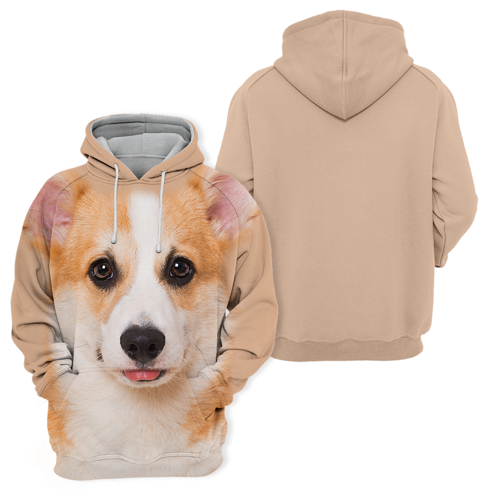Unisex 3D Graphic Hoodies Animals Dogs Welsh Corgi Dog