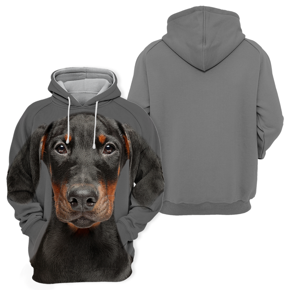 Unisex 3D Graphic Hoodies Animals Dogs Doberman Puppy