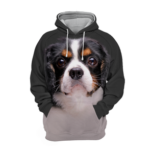 Unisex 3D Graphic Hoodies Animals Dogs Cavalier King Charles Spaniel Lovely