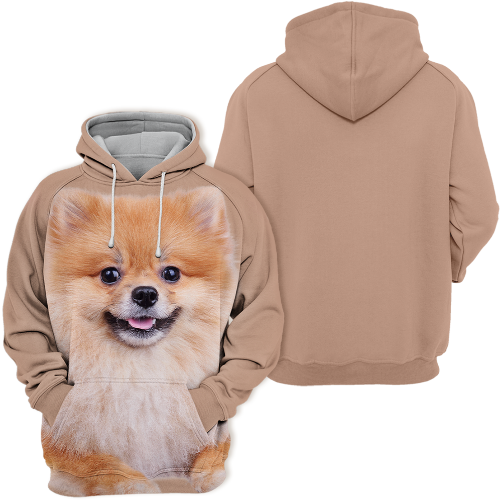 Unisex 3D Graphic Hoodies Animals Dogs Pomeranian
