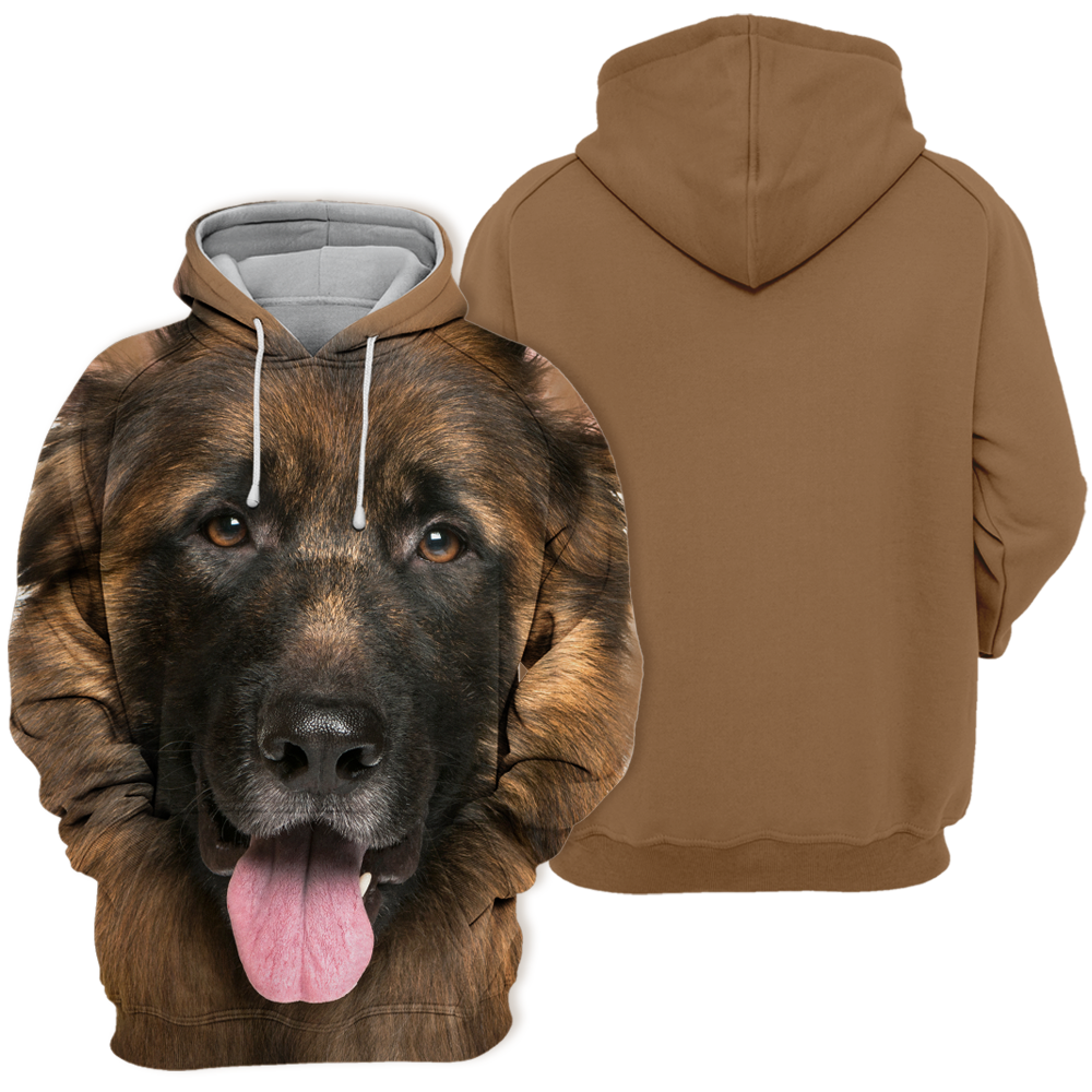 Unisex 3D Graphic Hoodies Animals Dogs German Shepherd Smile