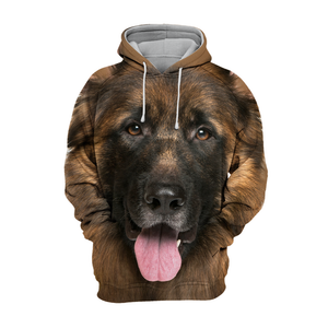 Unisex 3D Graphic Hoodies Animals Dogs German Shepherd Smile