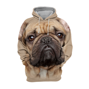 Unisex 3D Graphic Hoodies Animals Dogs French Bulldog