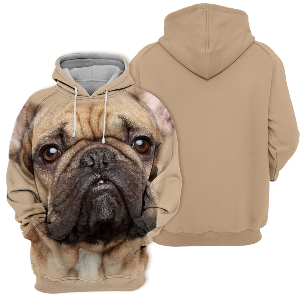 Unisex 3D Graphic Hoodies Animals Dogs French Bulldog