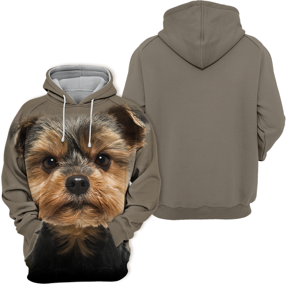 Unisex 3D Graphic Hoodies Animals Dogs Yorkshire Terrier Torkie Lovely