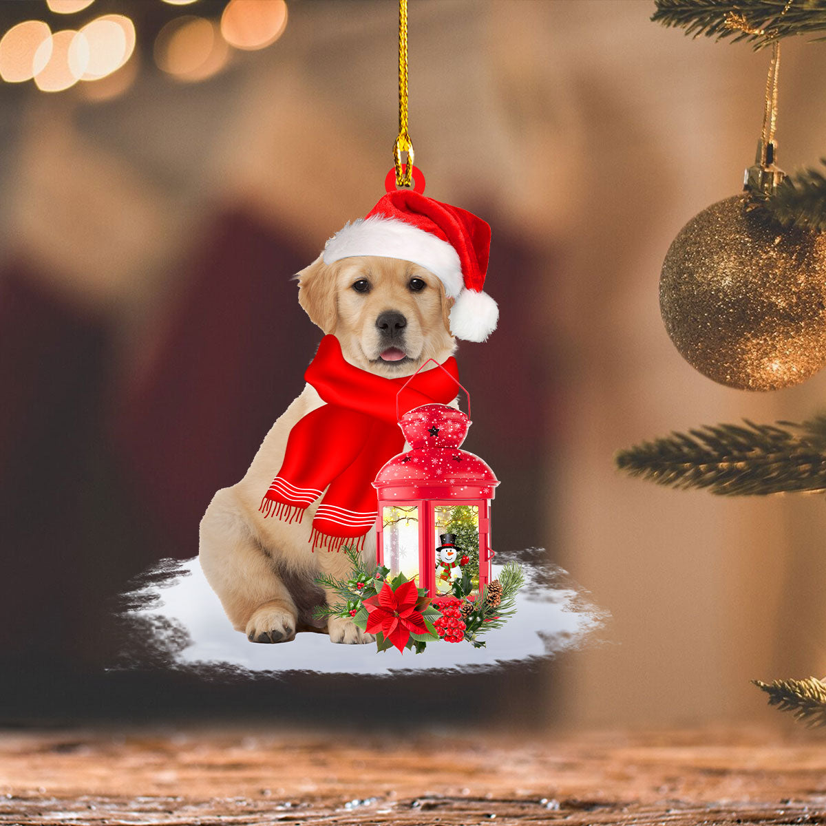 Labrador - Christmas Present Ornament