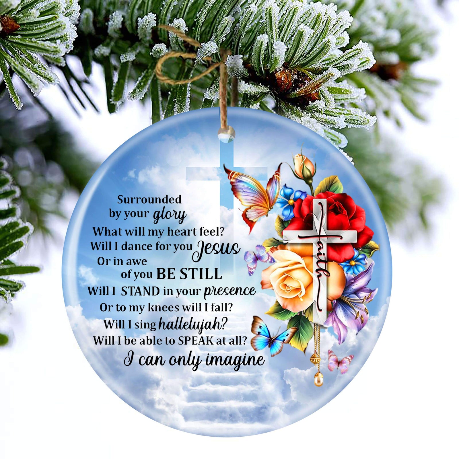 Will I Stand In Your Presence Porcelain/Ceramic Ornament