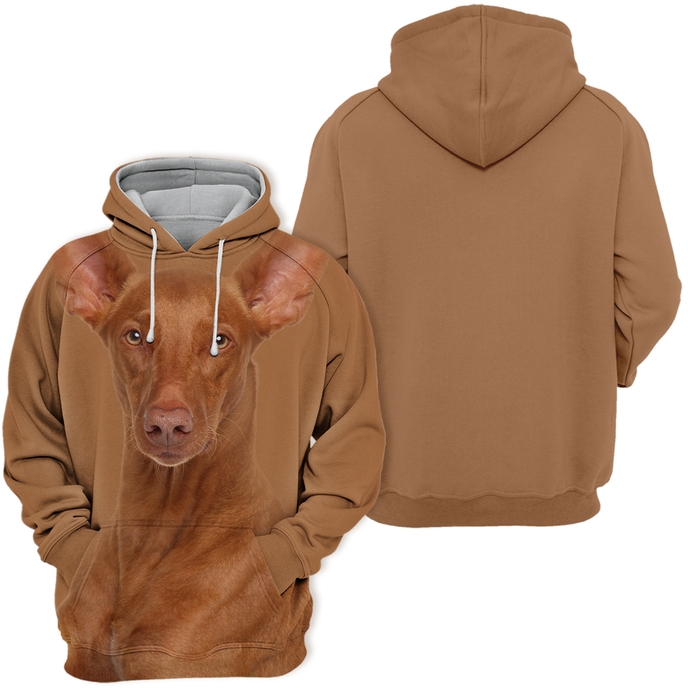 Unisex 3D Graphic Hoodies Animals Dogs Pharaoh Hound
