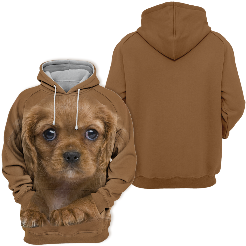 Unisex 3D Graphic Hoodies Animals Dogs Cavalier King Charles Adorable