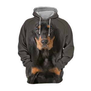 Unisex 3D Graphic Hoodies Animals Dogs Coonhound