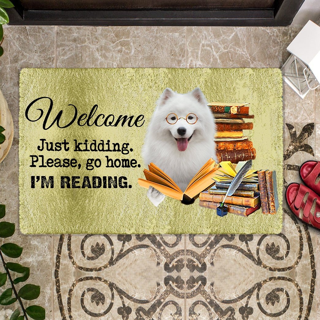 Eskimo Doormat-Welcome.Just kidding. Please, go home. I'm Reading.