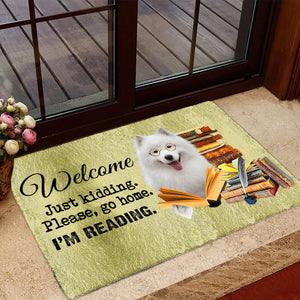 Eskimo Doormat-Welcome.Just kidding. Please, go home. I'm Reading.