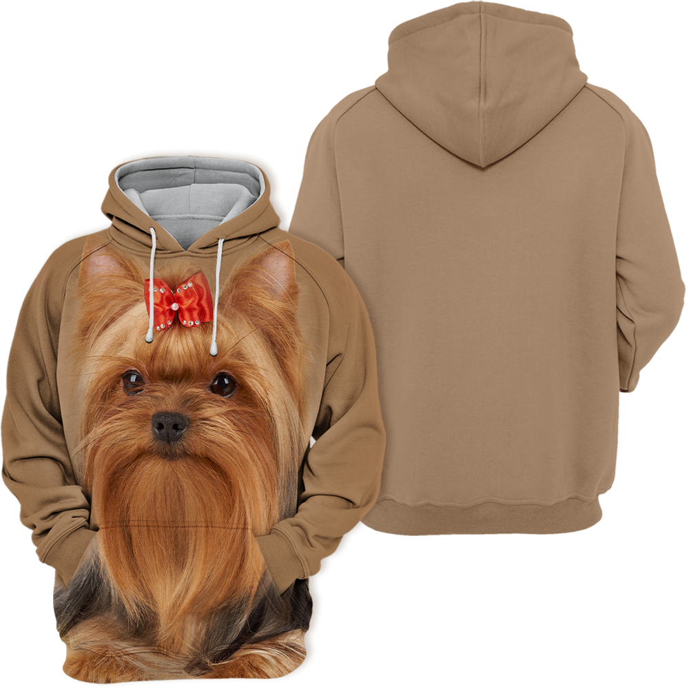 Unisex 3D Graphic Hoodies Animals Dogs Yorkshire Terrier Yorkie Adorable