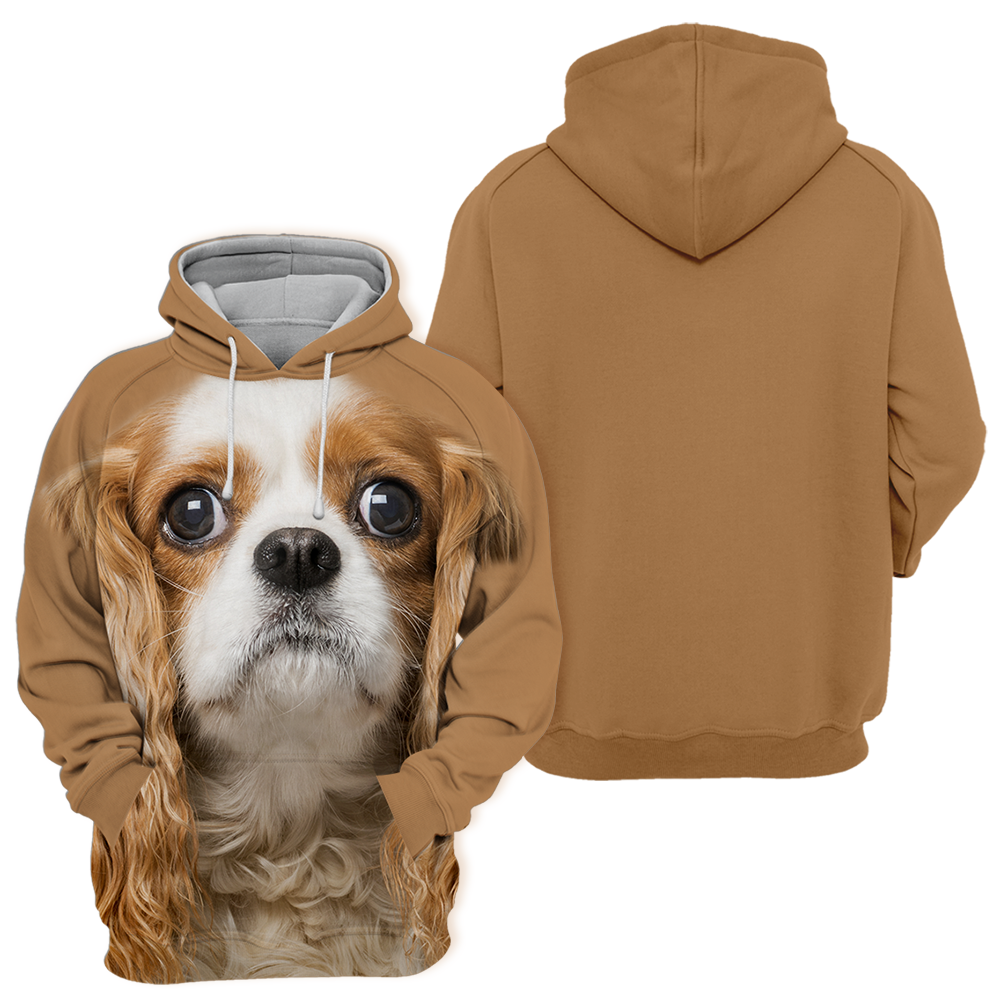 Unisex 3D Graphic Hoodies Animals Dogs Cavalier King Charles Spaniel Cute