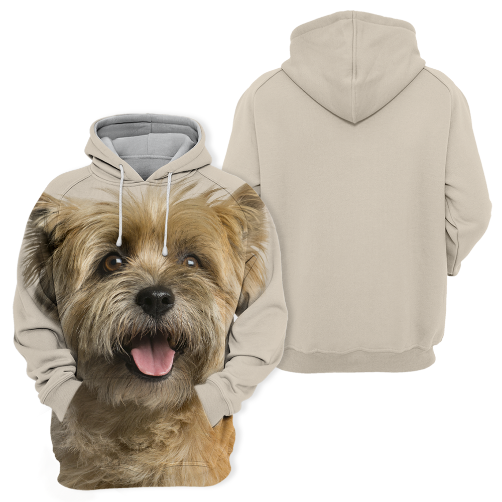 Unisex 3D Graphic Hoodies Animals Dogs Cairn Terrier Yellow Happy
