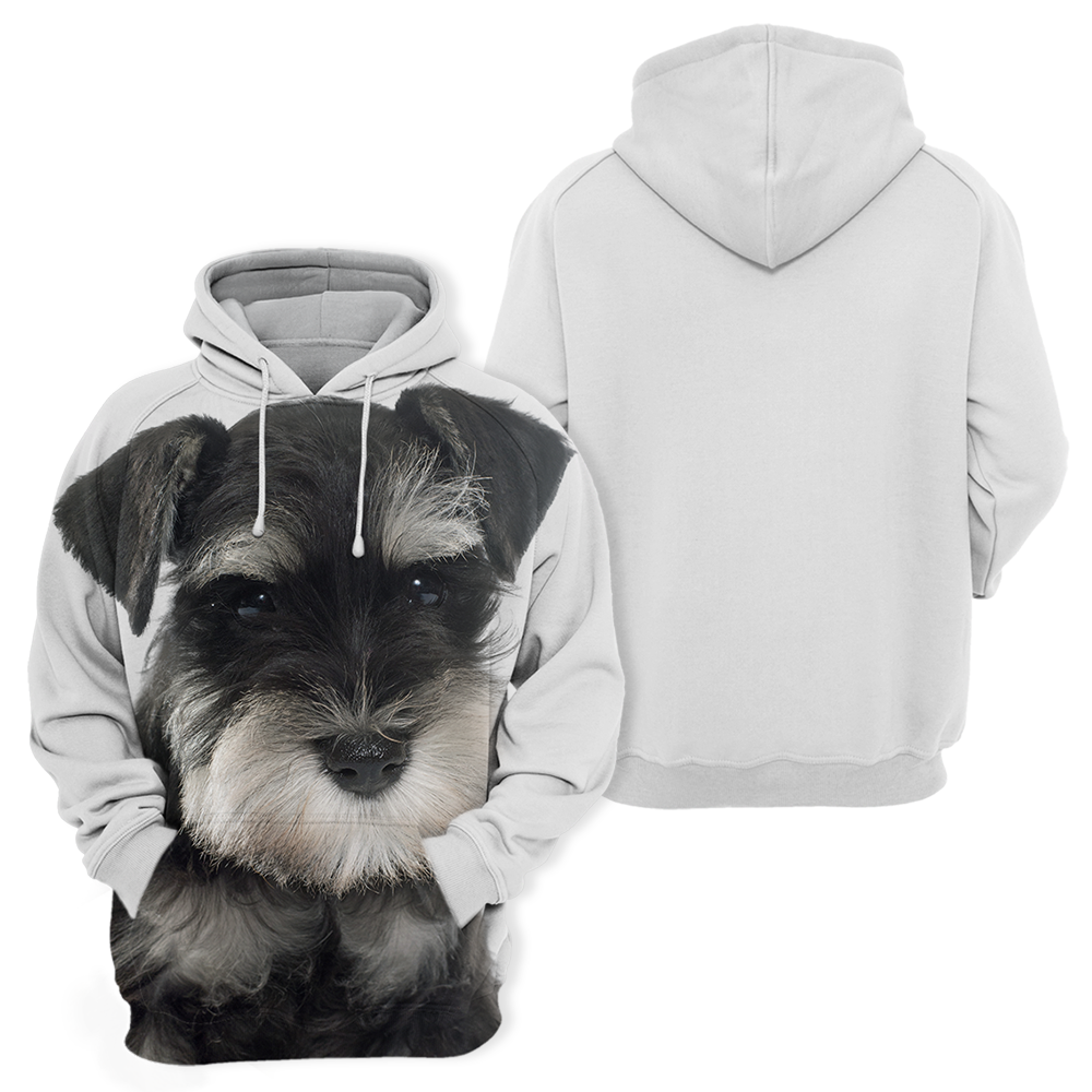 Unisex 3D Graphic Hoodies Animals Dogs Miniature Schnauzer Puppy