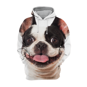 Unisex 3D Graphic Hoodies Animals Dogs French Bulldog / Pitbull