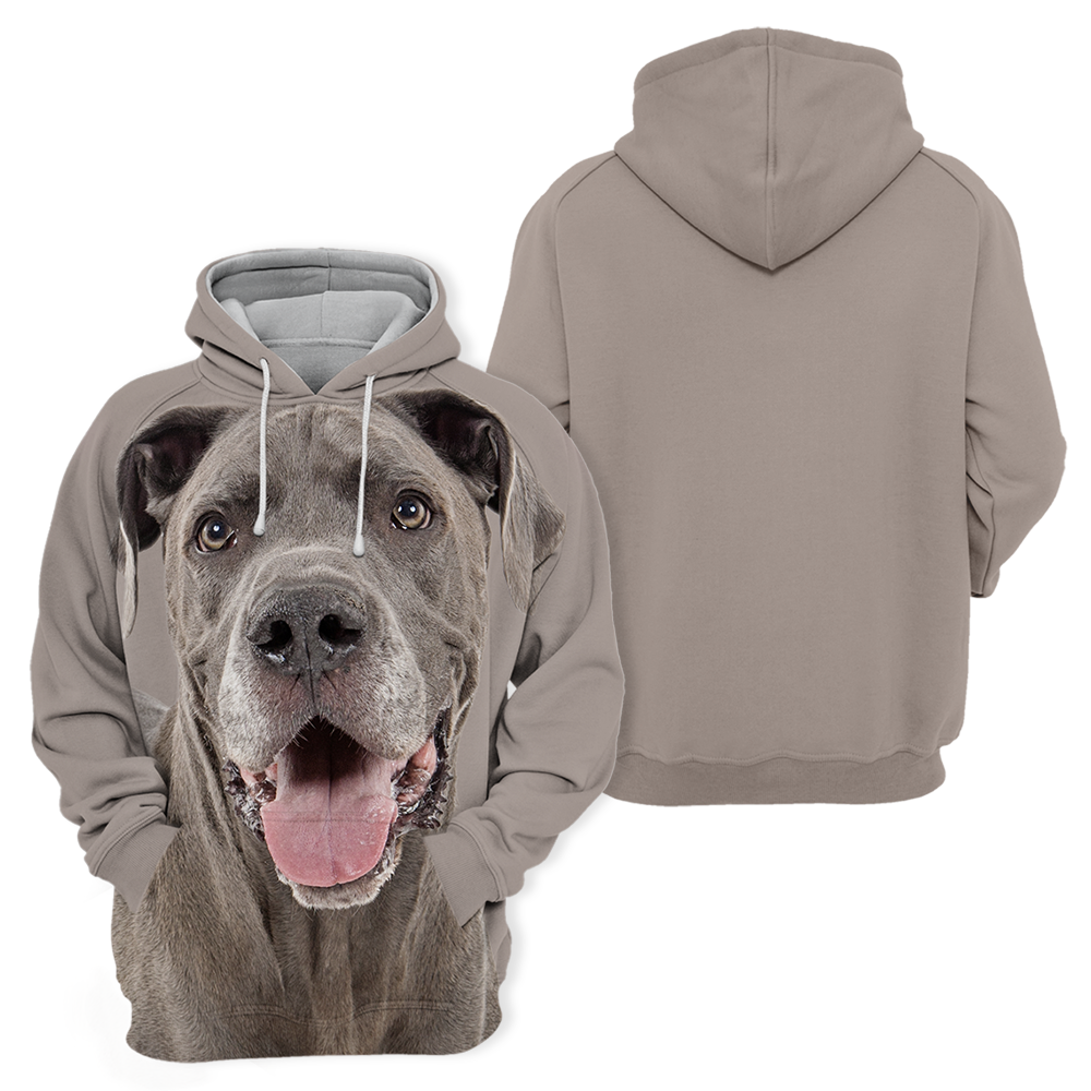 Unisex 3D Graphic Hoodies Animals Dogs Great Dane Happy