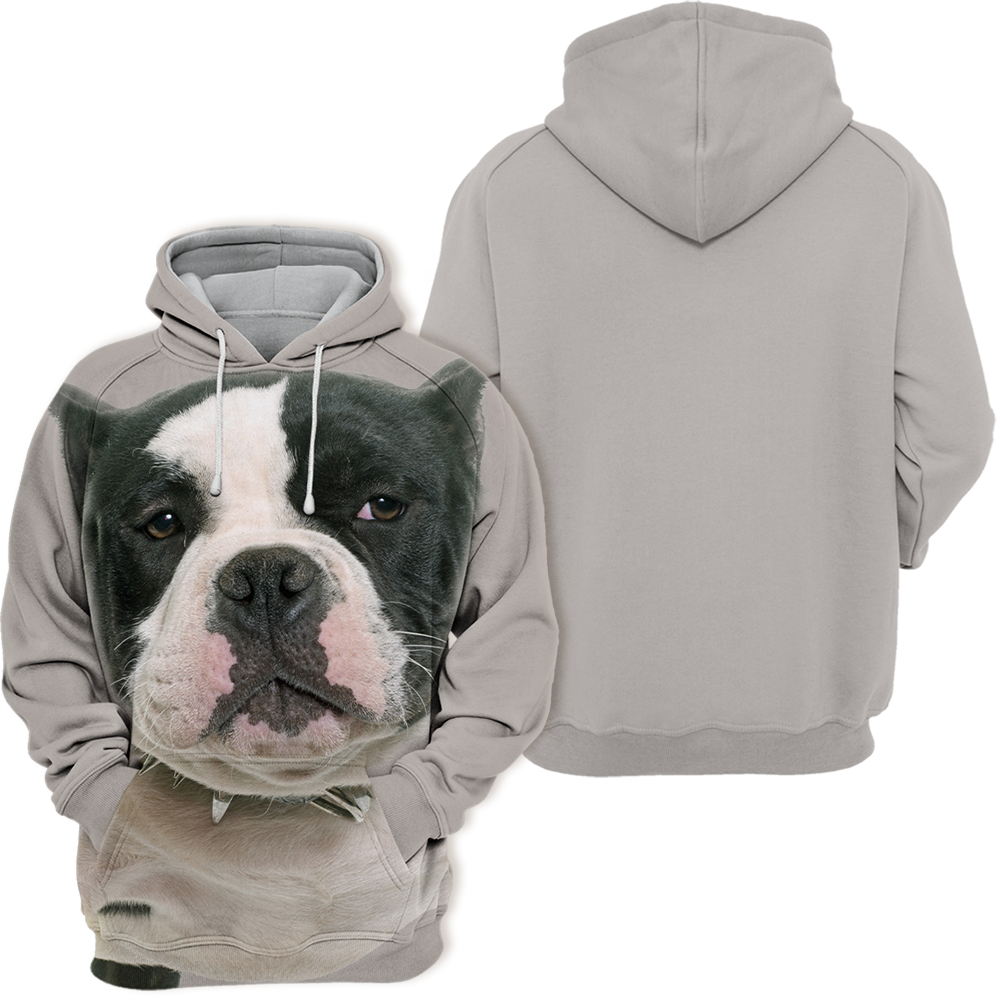 Unisex 3D Graphic Hoodies Animals Dogs American Bully Pitbull
