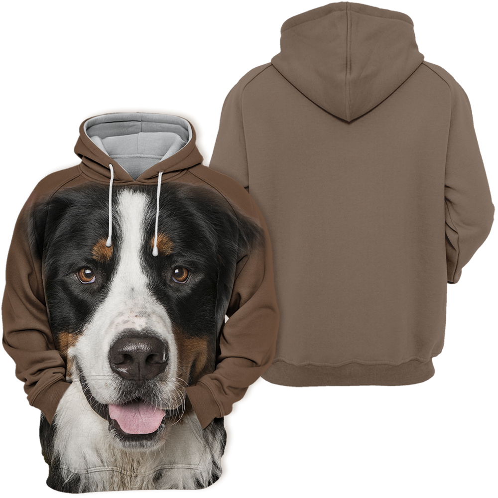Unisex 3D Graphic Hoodies Animals Dogs Bernese Mountain Adorable